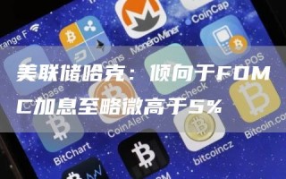 美联储哈克：倾向于FOMC加息至略微高于5%